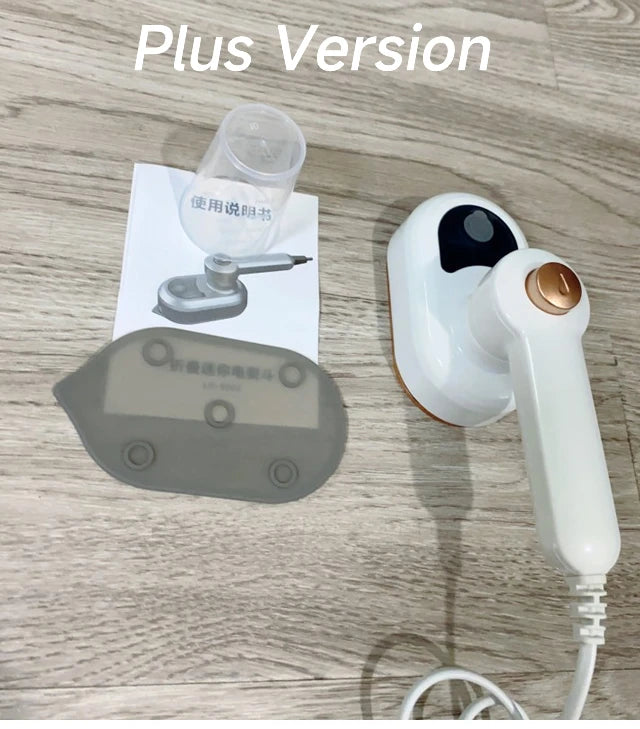 2-in-1 Portable Garment Steamer & Handheld Steam Iron